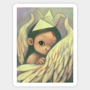 Winged Sticker